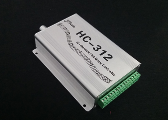 LED全彩控制器 5-24V  12*200點(diǎn) HC-312音樂控制器