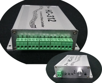 LED全彩控制器 5-24V  12*200點(diǎn) HC-312音樂(lè)控制器